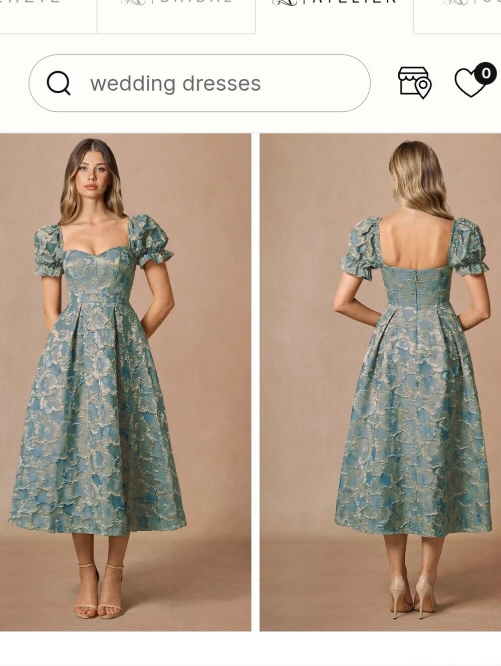 Amy Midi Dress By Azazie